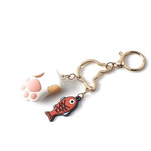 Conception personnalisée personnage de dessin animé enfant porte-clés porte-clés jouet en caoutchouc souple 3D Anime PVC porte-clés - Product Image 5