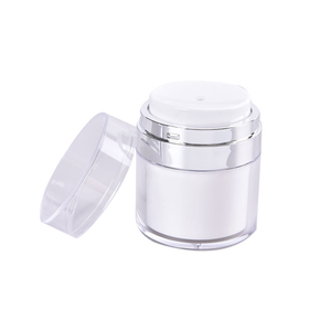 Botella cosmética de doble capa con boquilla de pico de pato de 15g, 30g, 50g - Botella de crema/pantalla solar/crema aislante de tipo pulsador. - Product Image 6