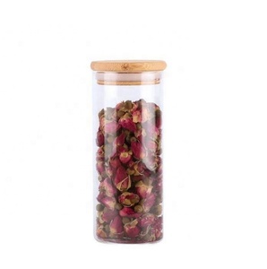 High Quality 250ml Storage Bottle Jars Food Storage <b>Container</b> for High Borosilicate <b>Glass</b> Airtight With Bamboo Lid - Product Image 4