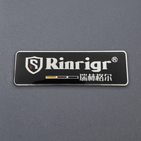 Etiqueta de Identificación de Aluminio con Relieve 3D al por Mayor, Placa de Identificación de Metal Personalizada para Grabado de Logotipo