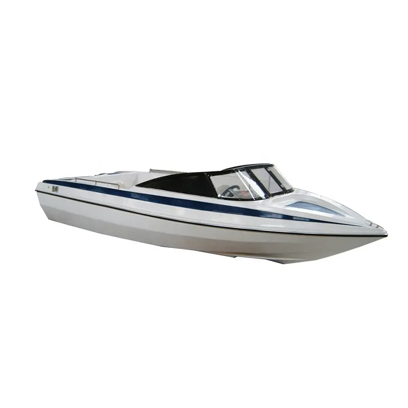 Motoscafo aperto doppio in fibra di vetro 4.78m 5.28m 6m charge boat. Yacht a motore configurabile