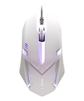 Mouse optik dan lampu kabel USB untuk pengguna tangan kanan komputer Laptop untuk produk stok bisnis kantor