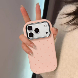 เคสโทรศัพท์ดีไซน์รูปหัวใจแบบเรียบง่ายสำหรับ iPhone 14/15/16/17 Air และสำหรับ iPhone 16 Pro Max รุ่นใหม่ฝาครอบป้องกันการกระแทก - Product Image 3