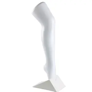 Matte Black Female Lower Body Mannequin Plastic Glossy White Mannequin Legs