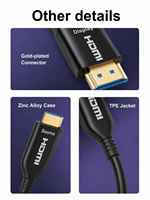 Câble HDMI optique actif AOC 8K HDMI2.1 48 Gbps EARC OEM ODM