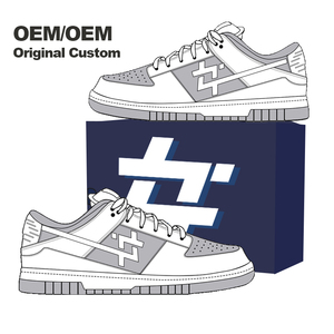 Custom High Top Kids Skateboard Shoes Zapatillas Casual Court Sneakers Oem Premium Custom Sneaker Storage