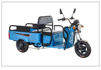 Nouveau tricycle électrique cargo à 3 roues pour adultes, certifié Meiyun CCC, batterie au plomb-acide, carrosserie ouverte, charge utile de 400 kg et autonomie de 50-70 km