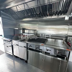 Remolque de Comida para Camiones 2025, Equipado para Servicio de Comida al Aire Libre, Carritos Móviles para Cerveza, Helados y Café, Totalmente Equipados - Product Image 3