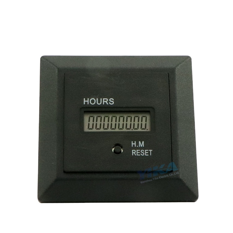 HM-1R сбрасываемый 0-999999H59M 8-значный дисплей накопление Time ЖК-дисплей Цифровой Электрический счетчик