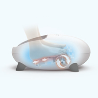 Masseur de pieds chauffant électrique Shiatsu Machine de massage des pieds électrique vibrant masseur de pieds à pétrir en profondeur
