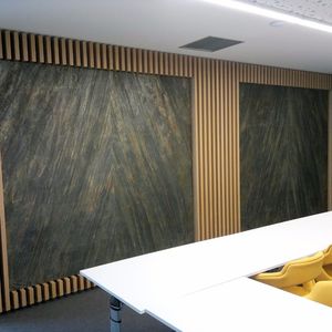 Paneles de Piedra Natural de Pizarra de Bosque Quemado, Revestimiento Decorativo de Color Intenso, para Interiores y Exteriores, Sala de Estar Moderna - Product Image 2