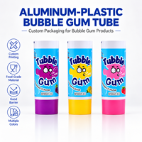 Tube Pasta Gigi Aluminium Plastik Ukuran Perjalanan 12.7 35mm Kemasan Pasta Gigi Tutup Ulir Logo Cetak UV Kustom