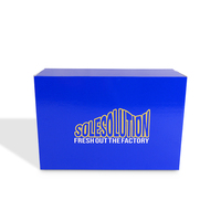 SENCAI pas cher prix impression personnalisée bleu mat ondulé boîtes d'expédition avec Logo vêtements chaussures paquet Mailer boîte de papier