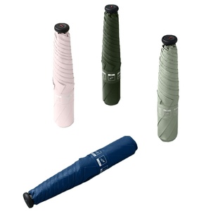 Parapluie de poche Umbeshi ultraléger et compact, pliable, protection UV, ouverture manuelle, idéal pour les voyages - Product Image 4
