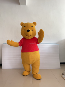 Efun MOQ 1 pezzo professionale personalizzato arancione orso mascotte Costume divertente a piedi personaggio dei <span class=keywords><strong>cartoni</strong></span> animati orso mascotte Costume <span class=keywords><strong>per</strong></span> adulto - Product Image 2