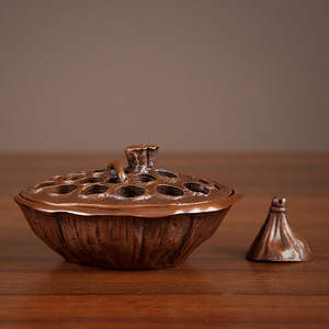 ที่จุดธูปรูปดอกบัวทำด้วยมือขนาดเล็กของขวัญตกแต่งบ้านสำนักงาน - Product Image 3