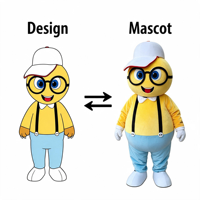 Costume de mascotte personnalisé pour hommes arabes, costume de personnage de dessin animé en peluche pour adulte, costume de mascotte pour garçon, pour la célébration des festivals du Moyen-Orient