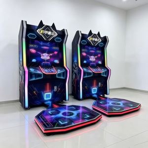 เครื่องเต้นรำอัตโนมัติสำหรับเกมเต้นรำในร่ม สวนสนุกในร่ม เครื่องเล่นเกมเต้นรำจังหวะสำหรับศูนย์เกม - Product Image 5