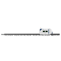 Machine de découpe laser fibre FINCM nouvelle conception grand format 6m 12m 14m pour tôles d'acier CS SS 20kW 12kW avec cabine de protection