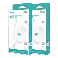 Câble de téléphone personnalisé en usine, ligne de charge, boîte de suspension de produit, emballage pour câbles de données usb