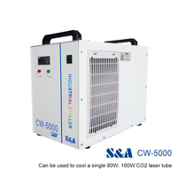 Système de refroidissement par refroidisseur d'eau industriel CW5000 pour machine laser CO2, broche CNC, tube laser de 80W à 150W
