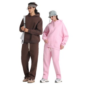 Sudadera con Capucha de Alta Calidad, Personalizada, para Hombre, Invierno, Talla Grande, Gruesa, Sin Cordón, de Algodón y Felpa, con Bolsillos, Estilo Urbano - Product Image 3