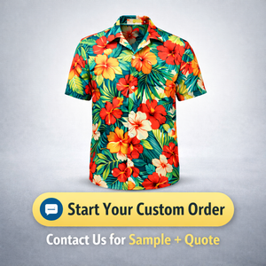 ビーチシャツ男性用,カリダッド夏スリムフィット花柄シャツグラフィックポリエステルカスタムハワイアンシャツ - Product Image 6