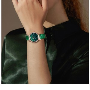 Olika Charm diamante intarsiato <span class=keywords><strong>quadrante</strong></span> piccolo <span class=keywords><strong>orologio</strong></span> <span class=keywords><strong>verde</strong></span> alla moda orologi al quarzo per le donne - Product Image 3