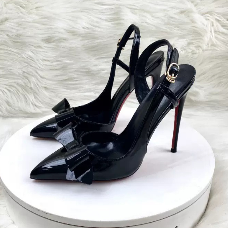 Noir (hauteur du talon 12 cm)