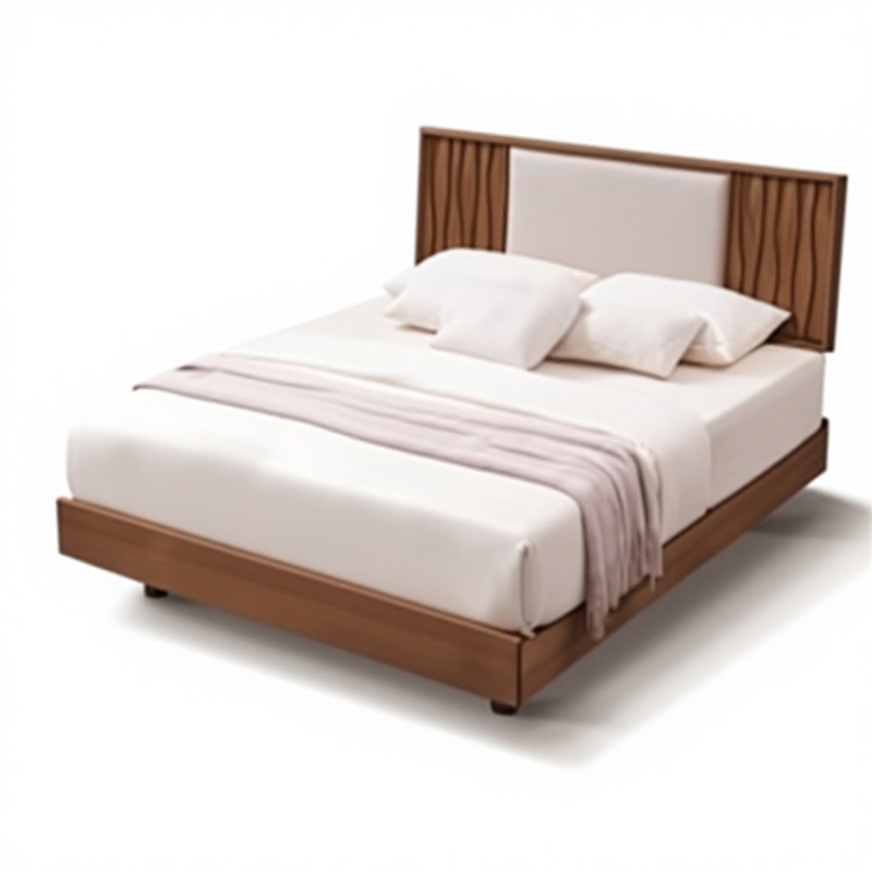 Modern Elegant Luxurious Solid Wood Bed