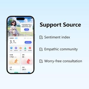 Surveillance de la santé mentale en temps réel pour les étudiants adolescents Bracelet intelligent Personnalisable Web H5 Parental App Code <span class=keywords><strong>Source</strong></span> Inclus - Product Image 1