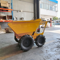 Mini-dumper certifié EPA, moteur à essence, benne hydraulique auto-chargeante sur chenilles pour usage agricole