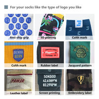 Haute qualité 100% coton Logo personnalisé chaussettes de sport en gros drôle de mode cheville haute équipage décontracté Logo personnalisé chaussettes