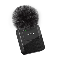 Microphone-Cravate Stéréo Professionnel 3-en-1 Sans Fil, Mini à Condensateur, Portable pour Enregistrement Vidéo, Compatible iPhone et Android