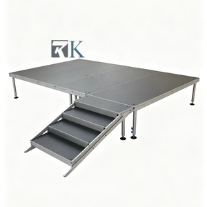 Portable Beyond Stage with 4 Legs Aluminum Alloy Stage Truss Display Trade Fair Construction Event Stage <b>Platform</b> - Product Image 1