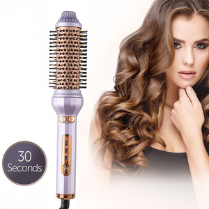 2025 Bán Buôn Chuyên Nghiệp Xách Tay Tóc <span class=keywords><strong>Curler</strong></span> Tự Động Tóc Thông Minh Tự Động <span class=keywords><strong>Curler</strong></span> Curling Sắt Xoay Ptc Nhiệt Bàn Chải - Product Image 4