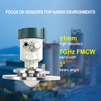 Capteur de niveau radar anti-corrosion Holykell HR80G FMCW 80 GHz pour réservoir d'égalisation des eaux usées industrielles et station d'épuration