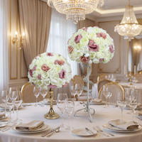 Boule de fleurs artisanale SPR pour décoration de mariage, fête prénatale, hôtel, anniversaire, décoration intérieure, fête des mères et Halloween