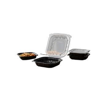 Lonchera Desechable Ecológica Moderna y Minimalista de 9*9 Pulgadas, Contenedor de Plástico PP para Llevar de 1-2 <span class=keywords><strong>Litros</strong></span> de Capacidad - Product Image 4