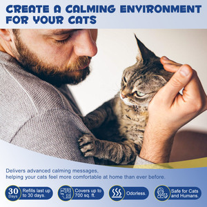 Oimmal Natural 30 hari kucing menenangkan Kit Pet Enhanced kucing menenangkan feromon Kit untuk kecemasan bantuan - Product Image 4