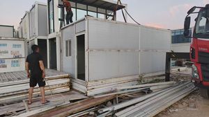 منزل فولاذي قابل للطي مستعمل بجودة متميزة للاستخدام في الفنادق والأماكن الخارجية - Product Image 5