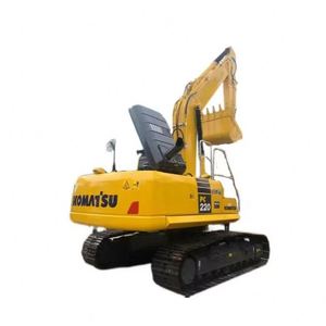 Excavadora de cadenas Komatsu PC220 de 22 toneladas, equipo de maquinaria pesada japonesa, excavadoras de cadenas Komatsu PC220 medianas en venta - Product Image 1