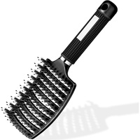 Brosse à cheveux démêlante de haute qualité Massage du cuir chevelu Brosses à cheveux en plastique confortables pour femmes