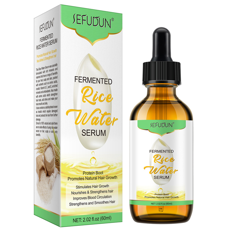 Fermented rice water hair serum