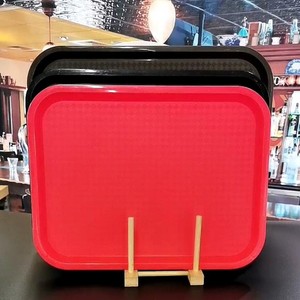 Restaurant Hamburger Cake Recyclable Commercial Grade <strong>Plastic</strong> Fast Food Tray Hotel Kitchen <strong>Rectangular</strong> PP Foodservice Trays - Product Image 2