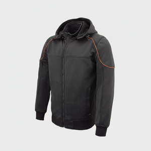 Veste à capuche d'équitation en textile pour homme OEM de qualité supérieure, protection, vêtements d'extérieur confortables et élégants pour motard - Product Image 1