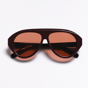 Lma 1025 cổ điển quá khổ vuông cổ điển biểu tượng tùy chỉnh dày Shades phụ nữ người đàn ông Chất lượng cao Phân cực handmade Acetate Kính mát - Product Image 3