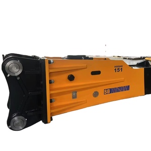 Cincel Hidráulico Profesional Silencioso Amarillo SB151 para Rompedor de Piedra, Diámetro de Cincel de 175 mm, Maquinaria Pesada para Excavadoras de 40-55 Toneladas - Product Image 1