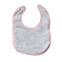 Vente en gros de bavoirs d'alimentation réutilisables en coton pour nouveaux-nés, lot de 5 pièces, salive réglable, rectangle, OEM service