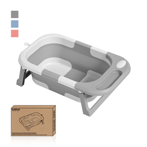 SUNNUO nuova vasca da bagno per bambini pieghevole materiale PP vasca da bagno per neonati da <span class=keywords><strong>neonato</strong></span> a bambino 0-36 mesi vasca da viaggio portatile - Product Image 1